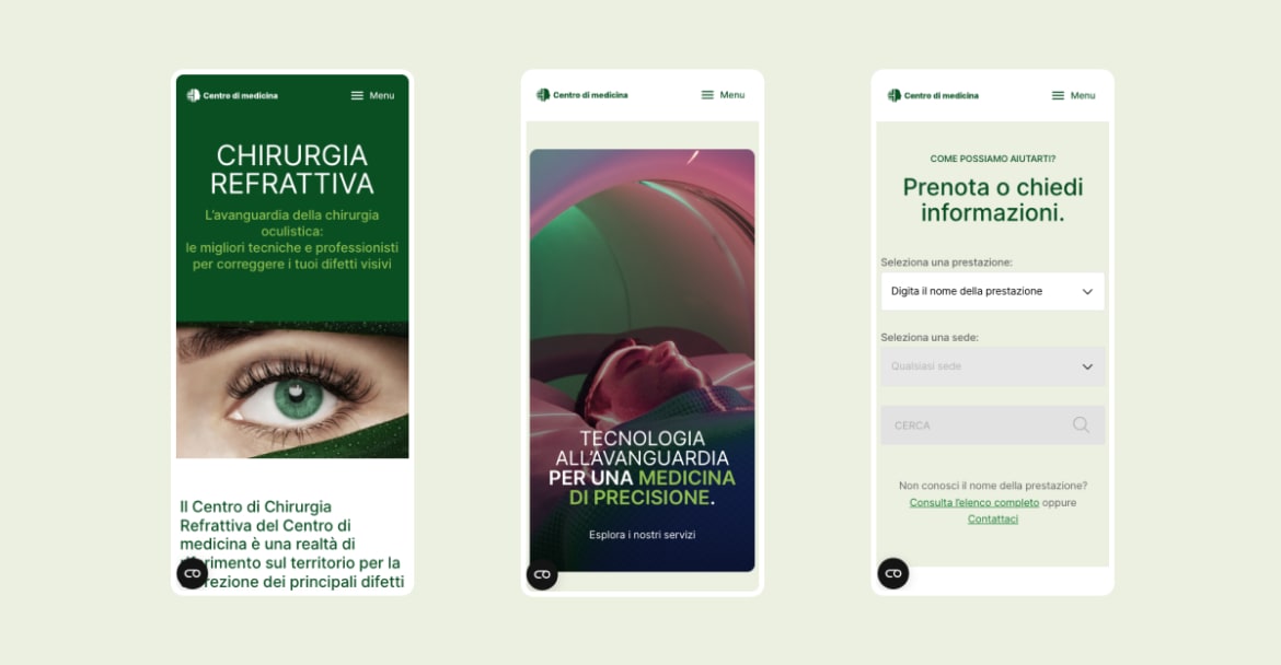 Il Progetto Centro di Medicina: restyling e ottimizzazione della customer experience online in ambito Healthcare